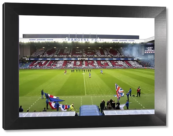 Rangers vs Alloa Athletic: Remembrance Day Tribute at Ibrox Stadium - Scottish Cup Champions 2003