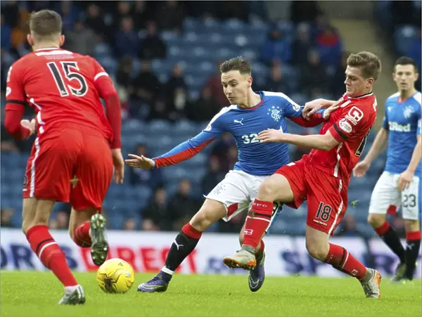 Barrie McKay vs Lewis McLear: Clash in the Petrofac Training Cup Semi-Final at Ibrox Stadium
