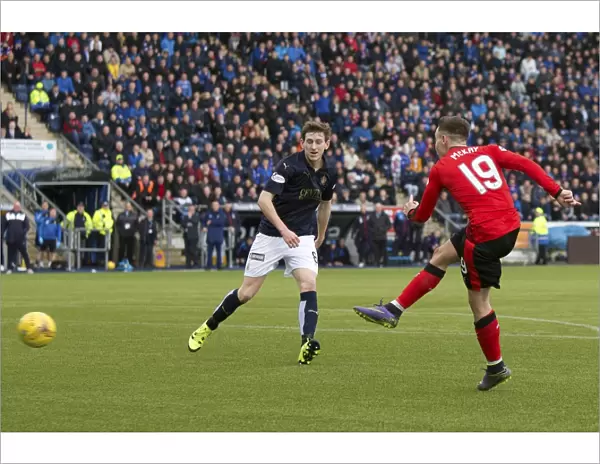 Barrie McKay Scores the Winning Goal for Rangers in Ladbrokes Championship Match at Falkirk Stadium