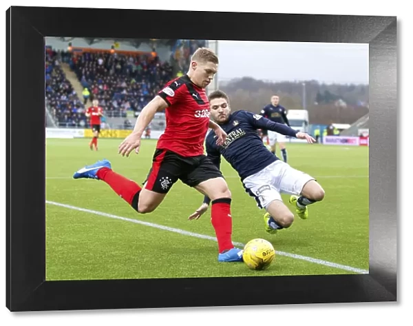 Rangers Martyn Waghorn in Action: Scottish Cup Clash at Falkirk Stadium - 2003 Champions