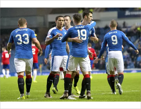 Barrie McKay's Dramatic Winning Goal: Rangers Secure Scottish Cup Victory over Cowdenbeath at Ibrox Stadium