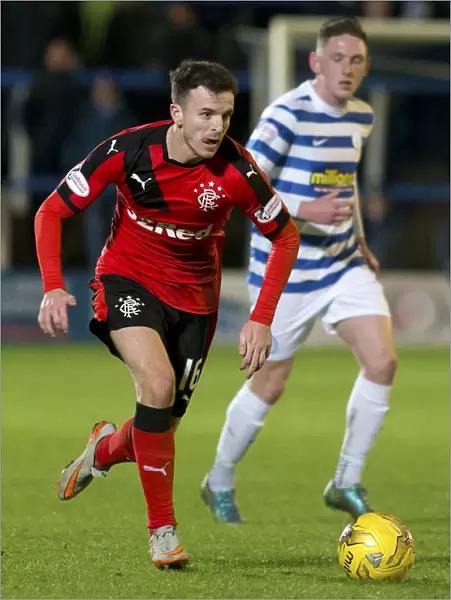 Rangers Andy Halliday in Action: Championship Clash at Greenock Morton's Cappielow