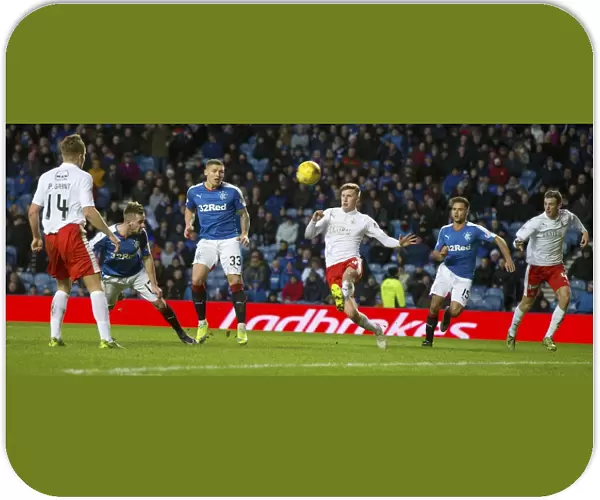 Billy King's Debut Goal: Thrilling Victory in the Ladbrokes Championship with Rangers at Ibrox Stadium