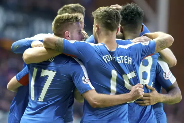Billy King Scores Debut Goal for Rangers against Falkirk at Ibrox Stadium