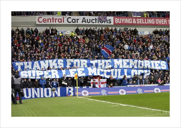 Rangers vs Kilmarnock: A Tribute to Lee McCulloch - Scottish Cup Fifth Round - Ibrox Stadium