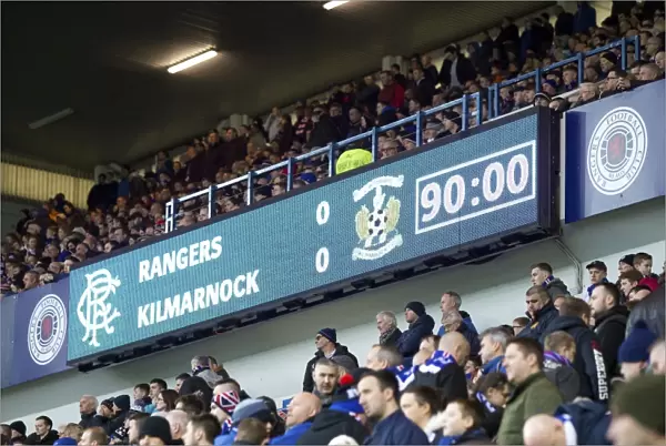 Tense Moment at Rangers vs Kilmarnock's Fifth Round Scottish Cup Clash at Ibrox Stadium (2003)