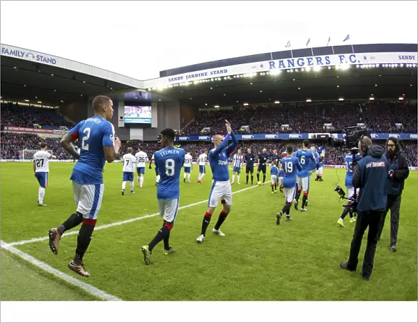 Rangers Players Charge Onto Ibrox Pitch for Epic Scottish Cup Showdown Against 2003 Champions Kilmarnock