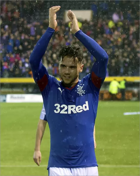Fifth Round Replay Showdown: Harry Forrester's Determined Performance at Rugby Park - Rangers vs Kilmarnock, Scottish Cup