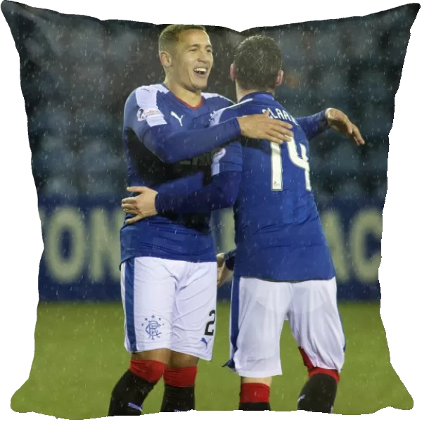 Rangers James Tavernier: Fifth Round Scottish Cup Victory Celebration at Rugby Park