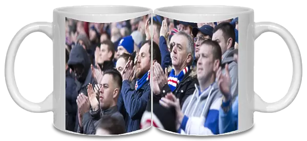 Rangers Fans Unite: A Moment of Triumph in the Scottish Cup Quarterfinal at Ibrox Stadium