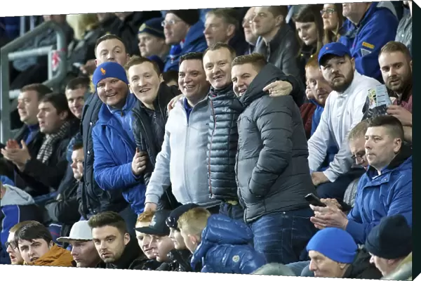 Falkirk Stadium: A Sea of Rangers Fans Unwavering Passion (Scottish Cup Winners 2003)