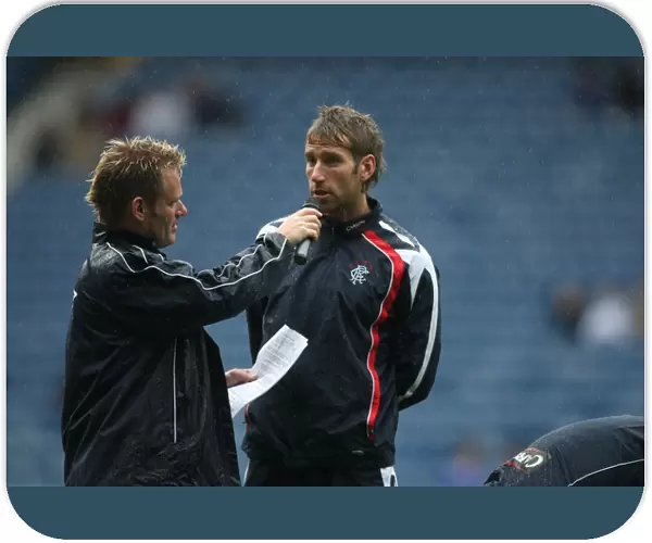 Rangers Football Club: Kirk Broadfoot's Training Interview with Adrian Cole (2008)