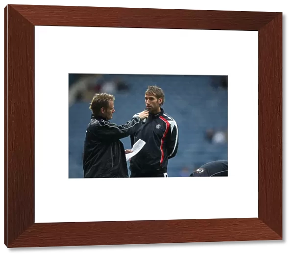 Rangers Football Club: Kirk Broadfoot's Training Interview with Adrian Cole (2008)
