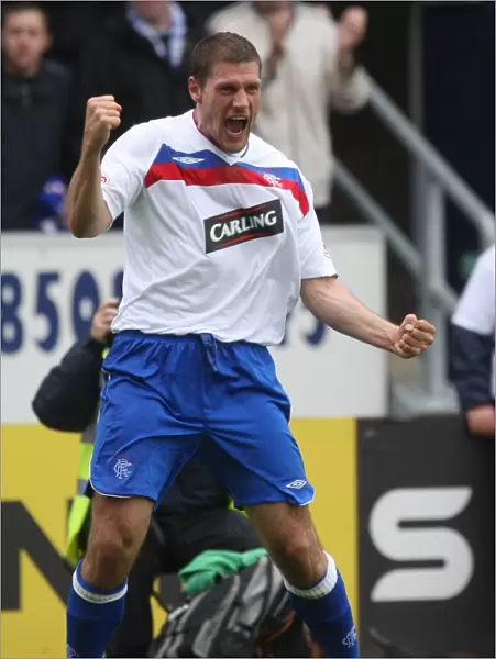 Andrius Velicka's Game-Winning Goal Celebration: Rangers Secure Victory Over Falkirk