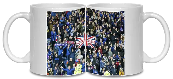 Euphoric Rangers Fans Celebrate Scottish Cup Victory at Ibrox Stadium (2003)