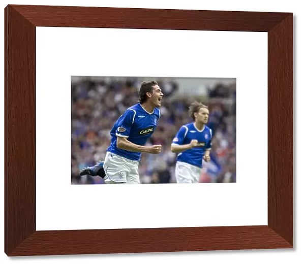 Rangers Kyle Lafferty Scores Brace: Hearts vs Rangers, Scottish Premier League, Ibrox Stadium