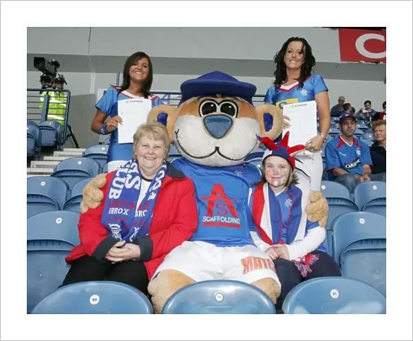 Rangers 2-0 Hearts: Celebration of Catherine and Sam Lavendar at Ibrox, Clydesdale Bank Premier League Soccer Match