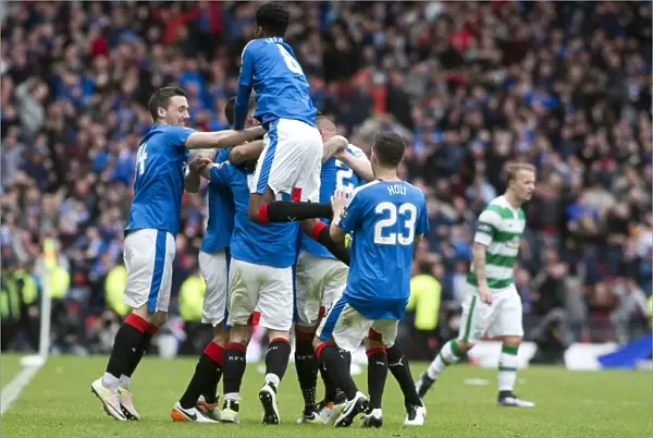 Rangers: Barrie McKay's Epic Goal Celebration in Scottish Cup Semi-Final Victory over Celtic at Hampden Park