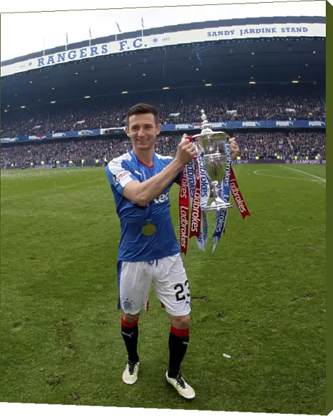 Rangers Football Club: Champions League with Jason Holt and the Ladbrokes Trophy at Ibrox Stadium