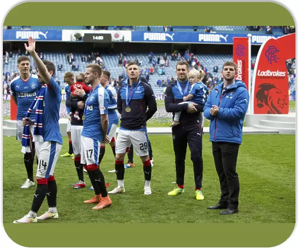 Rangers Football Club: Champions - Lifting the Trophy at Ibrox Stadium