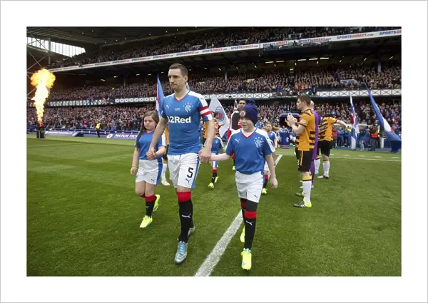 Rangers Football Club: Lee Wallace and Team Mates Honored with Guard of Honor at Ibrox Stadium (Scottish Cup Winning Squad, 2003)