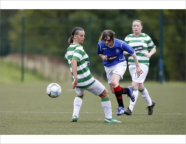Clash of Talents: Rangers vs Celtic Ladies, Lennoxtown, August 2008 - Laura Crossan vs Nikki Black