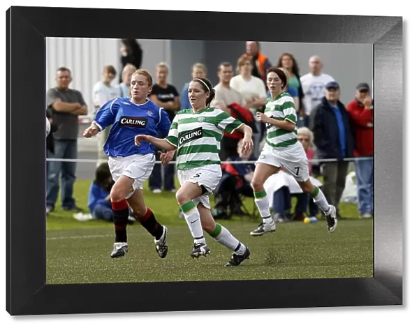 A Tactical Battle: Dannielle Connolly vs. Cheryl Gallacher at Lennoxtown - Celtic vs. Rangers Ladies Football Match