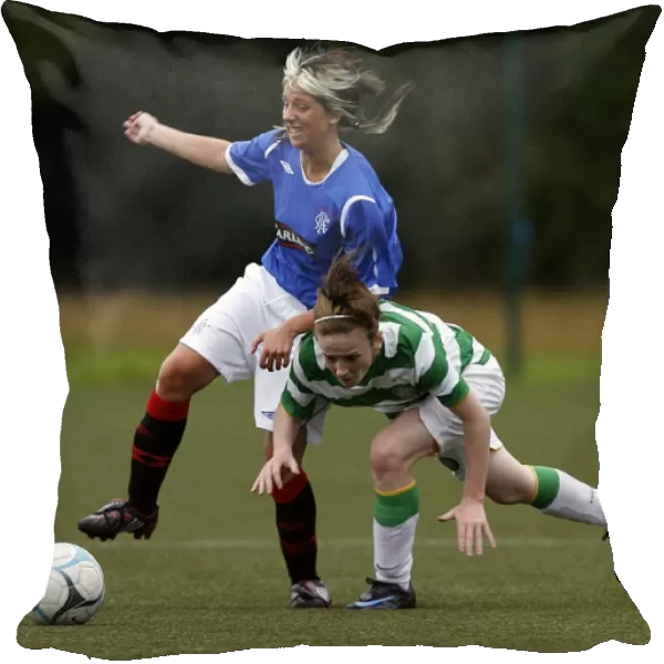 A Tense Clash: McCalum vs. Holmes in Celtic vs. Rangers Ladies Football