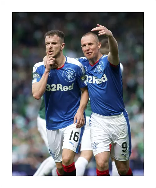 Rangers Football Club: Andy Halliday and Kenny Miller's Unforgettable Goal Celebration - Scottish Cup Victory (2003)