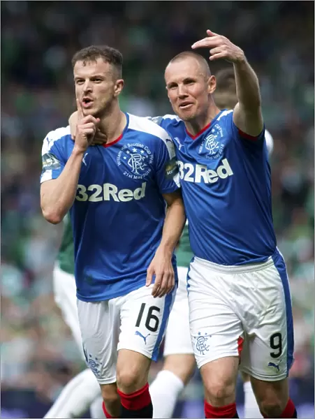 Rangers Football Club: Andy Halliday and Kenny Miller's Unforgettable Goal Celebration - Scottish Cup Victory (2003)