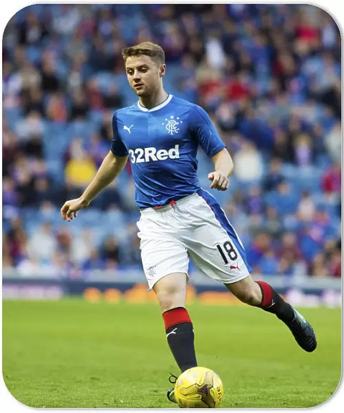 Jordan Rossiter in Action: Betfred Cup Match at Ibrox Stadium