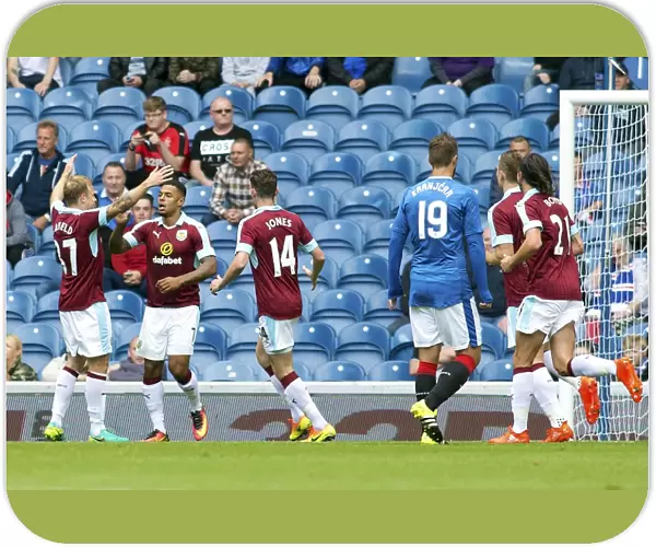 Andre Gray Scores Penalty for Burnley: Thrilling Moment at Ibrox Stadium (Rangers Friendly, 2023)