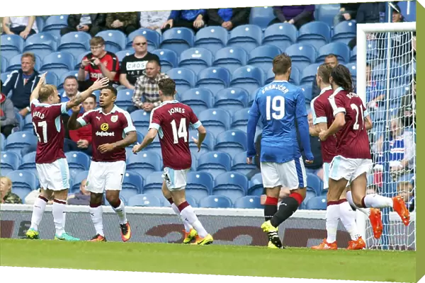 Andre Gray Scores Penalty for Burnley: Thrilling Moment at Ibrox Stadium (Rangers Friendly, 2023)