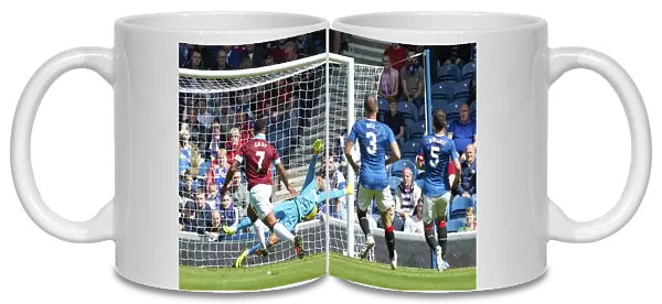 Andre Gray Scores His Second Penalty at Ibrox Stadium for Burnley