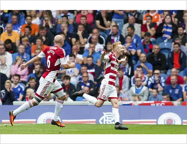 Alistair Crawford's Stunning Goal: A Thrilling Moment for Rangers Against Hamilton Academical at Ibrox Stadium