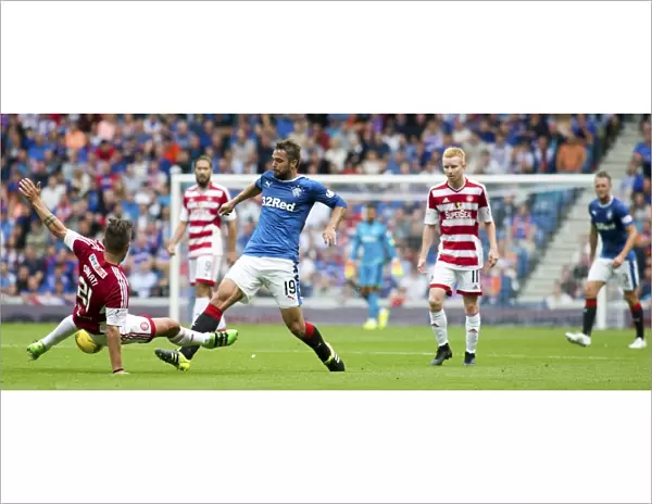 Niko Kranjcar at Ibrox: Rangers FC vs Hamilton Academical - Ladbrokes Premiership Clash