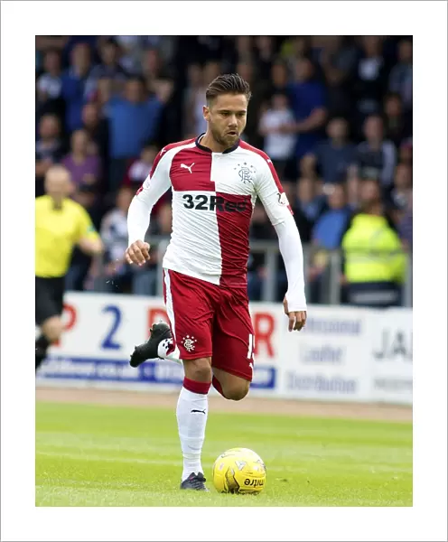 Rangers Harry Forrester in Action at Dens Park: Ladbrokes Premiership Clash vs Dundee