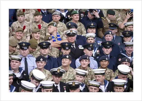 Saluting the Brave: Rangers vs Ross County - Ladbrokes Premiership Tribute to Armed Forces at Ibrox Stadium