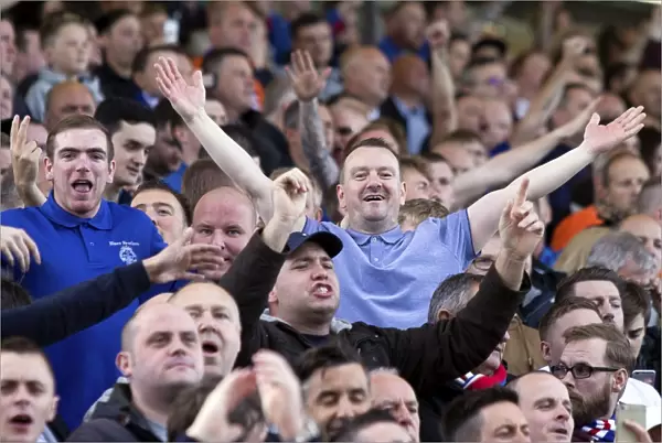 A Sea of Passion: Unified Rangers Fans at Pittodrie Stadium