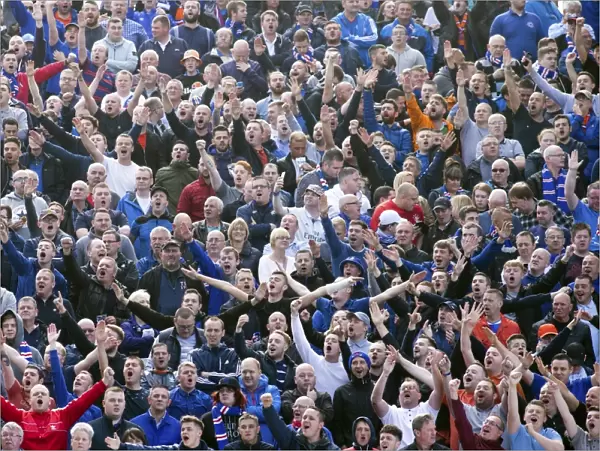 A Sea of Passion: Rangers Fans Triumph at Pittodrie Stadium (2003)