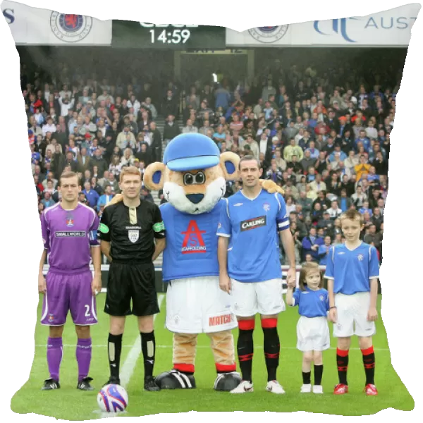 Excited Rangers Mascot Celebrates Derby Win: Rangers 2-1 Kilmarnock, Clydesdale Bank Premier League