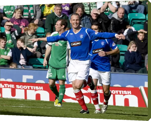 Kenny Miller's Triumph: Rangers 3-0 Victory Over Hibernian in the Clydesdale Bank Premier League at Easter Road