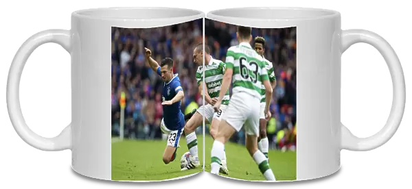 Scott Brown vs Jason Holt: Betfred Cup Semi-Final Showdown at Hampden Park - Rangers vs Celtic (2003 Scottish Cup Winners)