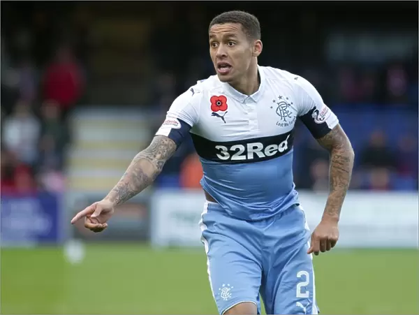 Rangers James Tavernier in Action Against Ross County - Ladbrokes Premiership at Global Energy Assets Arena
