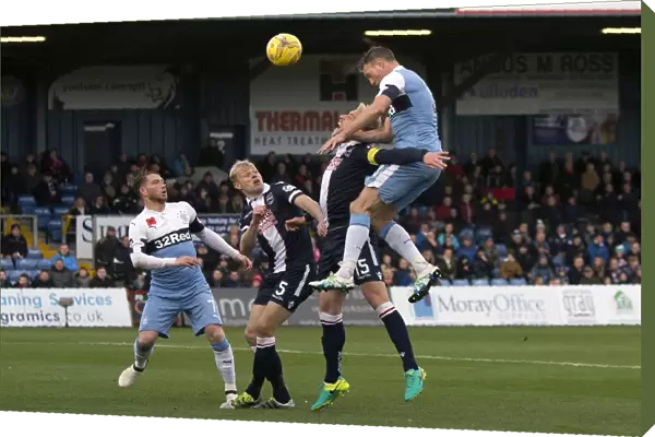 Rangers Clint Hill Scores First Goal in Ladbrokes Premiership: Ross County vs Rangers at Global Energy Assets Arena