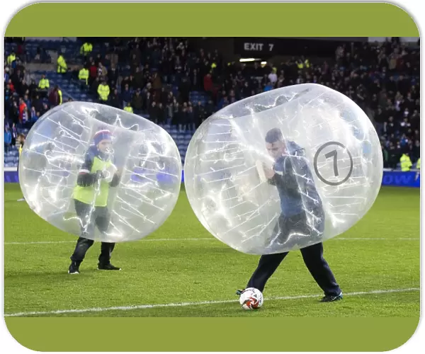 Rangers vs Dundee: Halftime Bubble Football Showdown at Ibrox Stadium