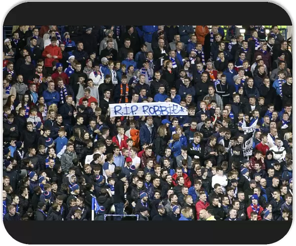 Passionate Ibrox Showdown: Rangers vs Heart of Midlothian - Scottish Premiership Championship Clash: A Sea of Fan Passion (Scottish Cup Champions 2003) - Rangers at Home