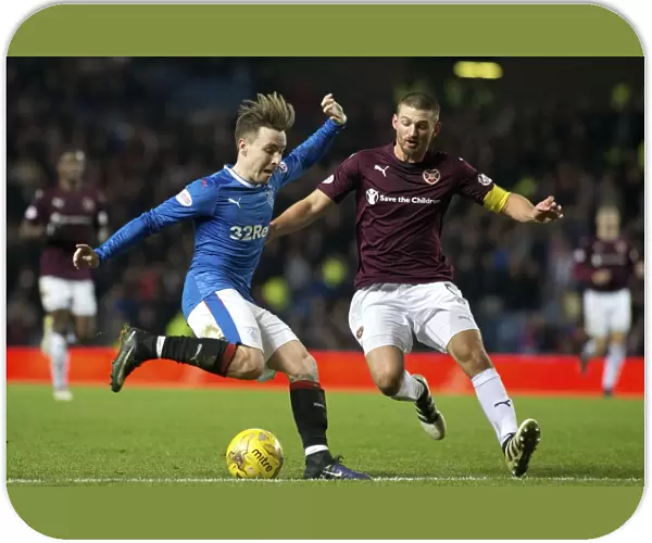 Intense Rivalry: Barrie McKay vs Perry Kitchen - Rangers vs Hearts at Ibrox Stadium