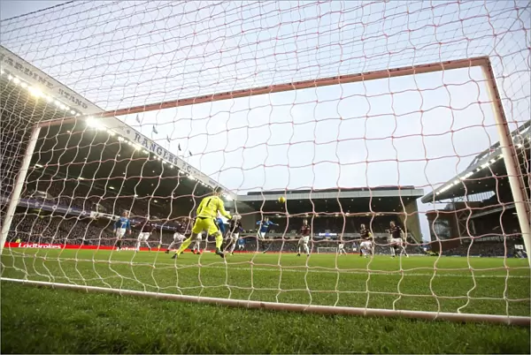 Rob Kiernan's Stunner: Rangers Triumph Over Heart of Midlothian in the Ladbrokes Premiership at Ibrox Stadium