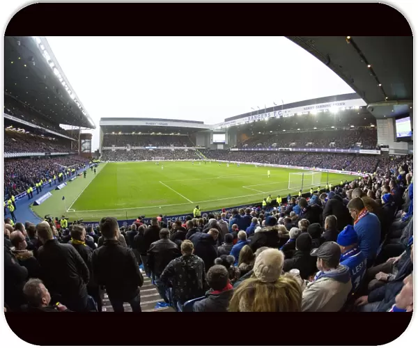 A Full House at Ibrox Stadium: Rangers vs Celtic - Intense Rivalry in the Ladbrokes Premiership (Scottish Cup Champions 2003)